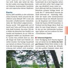 Text: "Die Westküste", "Rauma", "Sehenswürdigkeiten".  
Ein Bild zeigt einen sandigen Strand mit Bäumen im Vordergrund.