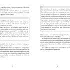 Seiten mit Textausschnitten und grafischen Elementen, die persönliche Gedanken und Konflikte beschreiben.