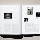 ALBERT WATSON LIFE AND WORK. Schwarz-Weiß-Fotos, darunter eine Frau am Brunnen, Albert & Elizabeth Watson, Texte zur Biografie.