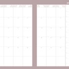 Kalender für September in mehreren Sprachen; vertikal zweigeteilt, mit Wochentagen und Zahlen; Notizbereich rechts.