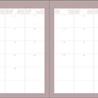 Kalender für September, Wochentage mehrsprachig: Montag bis Sonntag. Zwei Spalten, die rechte mit Notizfeldern.