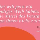 23. Woche, Notizen, Zitat von Dorothea Erxleben: "Ein jeder will..." auf rosa Hintergrund mit Kalender für Juni links.