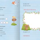 "Das bin ich" und "Mein Bild für dich" sind Überschriften in einem illustrierten, kindlichen Ausfüllbuch.