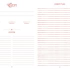„Mein Rezept“, „Portionen“, „Arbeitszeit“, „Kochdauer“. Links Zutatenliste, rechts Zubereitungsanleitung.