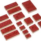 Stempel mit Motiven: Regenbogen, Einhorn, Schleife, Sternschnuppe, Schmetterling, Blumenranken.