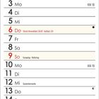 Kalenderblatt für Mai 2027 mit Feiertagen in DE und AT. Oben sind Meer und Wolken zu sehen.