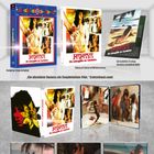 „PAPAYA Die Liebesgöttin der Cannibalen“ in roter Schrift. Steelcase mit verziertem Booklet, exotische und erotische Szenen.