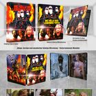 "Die Hölle der lebenden Toten", Steelcase-Edition. Cover zeigt bewaffnete, maskierte Figuren. Szenenbilder unten: blutige Szenen.