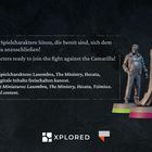 Expansion Pack mit 4 neuen Spielcharakteren. Figuren stehen auf farbigen Basen. Logo unten rechts: Pegasus Spiele.