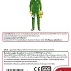 Ersatzteilservice und Inhaltsbeschreibung für das Spiel "mini crimes". Illustration eines Mannes in grüner Kleidung mit Spaten.