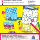 „Next Station London“: Plant das U-Bahn-Netz von London neu. Schritte: Karten aufdecken, Linien zeichnen, Punkte ermitteln.