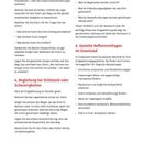 Seite mit Textüberschriften in Rot: "3. Stoppschilder erkennen", "4. Begleitung", "5. Rückblick", "6. Gezielte Reflexionsfragen".