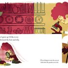 "When I grow up I’d like to try To understand the how and why." Illustration eines Kindes mit Sonnenblumen und Mikroskop.