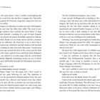 Seite 10 und 11 von "A War of Wyverns" von S. F. Williamson. Text beschreibt Gedanken und eine Szene in einem Büro.