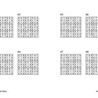 Links unten: "Killer Su Doku", rechts unten: "Solutions". Jeweils vier 9x9 Sudoku-Gitter in zwei Reihen.