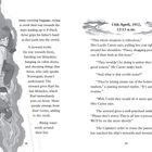 15th April, 1912, 12:15 a.m. Gespräch über Unruhe an Bord. Illustrierter Vater hält Kind über steigendes Wasser.