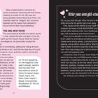 Links steht ein Quiz: „How many magazine covers has Jennie featured on?“ mit Antworten a. 5, b. 7, c. 10. Rechts steht „Write your own girl-crush song“ mit Tipps zum Songwriting im K-Pop-Stil.