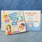 Texte: "Taking Care of You: A Kid’s Guide to Personal Hygiene" von Lizzy Rockwell. Illustrationen von Kindern bei Hygiene.