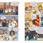 Eine Gruppe Kinder in Uniformen steht zusammen. Ein Junge gibt Anweisungen für ein Spiel: Cowboys gegen Indianer. Ein anderes Kind hinterfragt seine Rolle, diskutiert und sieht ein wachsendes Unbehagen. Ein Mann ist darüber verärgert und beschützt. Kurze Action-Zwischenszene mit einem Soundeffekt “BANG BANG”.