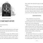 Text: "CHAPTER ELEVEN: THE CARETAKER'S OFFICE" und "CARETAKER'S OFFICE". 
Beschreibung: Schwarz-weiße Illustration einer Tür.