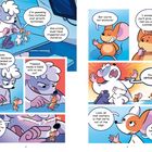 Comic: Mäuse diskutieren über Hormone und Mutation in einem Labor. Thema: Kleinsein, Überleben aus einem Käfig.