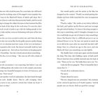 Ein Text verteilt auf zwei Seiten. Links oben: "AMANDA GLAZE". Rechts oben: "THE LIES OF ALMA BLACKWELL". Seitenzahlen unten: "4" und "5".