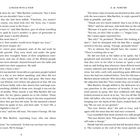 Titel oben: A ROOM WITH A VIEW. Autor: E. M. FORSTER. Zwei spaltiger Text auf den Seiten 6 und 7 eines Buches.