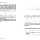 Kapitel 4: "Pain and Recovery". Themen: Selbstbeobachtung, Mustererkennung, und persönliche Wissenschaft.