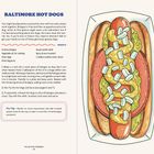 "BALTIMORE HOT DOGS. Anleitung für die Zubereitung: Bologna, Hotdogs, Relish, Senf, Zwiebeln. Pro Tipp: Mayo und Chips ergänzen."