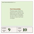 Hawaiʻi Volcanoes National Park Information über invasiven Ingwer. Daten: Samstag 9. und Sonntag 10. Januar 2027.