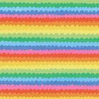 Es gibt keine Texte. Eine Illustration mit wellenförmigen, horizontalen Streifen in Regenbogenfarben.