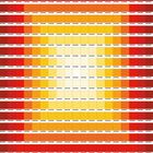 Pantone-Logo wiederholt sich auf Farbfeldern. Farben verlaufen von Rot zu Gelb in einem schachbrettartigen Muster.
