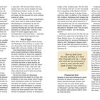 Die abgebildeten Texte behandeln die Geschichte von Hatschepsut, einer ägyptischen Königin, die sich zur Königin krönte, während ein König bereits existierte. Es wird beschrieben, wie sie in der Kunst dargestellt wurde, wie sie regierte und wie nach ihrem Tod ihre Spuren aus den Geschichtsbüchern entfernt wurden. Ein Zitat von Hatschepsut lautet: 

„Now my heart turns this way and that, as I think what the people will say — those who shall see my monuments in years to come and who shall speak of what I have done.“

Der Text beschreibt auch die archäologischen Entdeckungen rund um Hatschepsuts Mumie und die mögliche Erzählung, dass ihr Erbe von Thutmosis III. überschattet wurde.