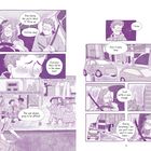 Texte: "Stop looking like you're about to throw up." Szenen: Personen im Auto, Innenstadt, Fahrradfahrer.