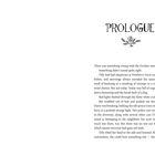 Text: "PROLOGUE". Ein stilisierter Schlüssel mit Blättern darunter. Der Text beschreibt eine ungewöhnliche Oktobermorgenstimmung.