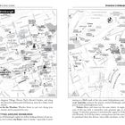 Zwei Karten von Edinburgh mit wichtigen Markierungen wie "Edinburgh Castle", "St. Andrew Square" und "Calton Hill".