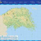KOREA, Öffnungszeiten, Internetzugang, Rauchverbot. Eine detaillierte Landkarte mit Städten, Straßen und geografischen Merkmalen.