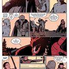 Comic mit mittelalterlichen Figuren: Ritter diskutiert mit Wesen, ein Drache wird unruhig, Pfeile treffen ihn nicht.