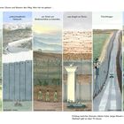 Texte beschreiben den Zweck von Zäunen: Religion, Herkunft, Bodenschätze, Terrorangst, Flüchtlinge, Krankheiten.