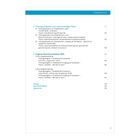 Inhaltsverzeichnis mit Themen zu Prüfungsaufgaben und Abschlussarbeiten. Seitenzahlen 132-159, Glossar auf Seite 154.