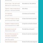 Russische Sätze mit deutscher Übersetzung und Lautschrift. Themen: Begrüßung, Herkunft, Sprachkenntnisse.