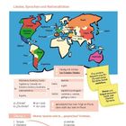"Lexikon", Länder, Sprachen, Nationalitäten, Weltkarte, Übungen zu Sprachen, Notizen über den Gebrauch von Artikeln.