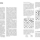 "Einführung" steht oben. Der Text erklärt, wie Schachkombinationen durch Übungen und Lösungen trainiert werden können. Diagramme zeigen Schachstellungen mit Erklärungen zu strategischen Zielen und Spielzügen, wie dem "Spieß".