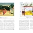 **Benzin** von Edward Hopper, 1940. **Der Traum** von Frida Kahlo, 1940.  
Zwei Gemälde mit erläuternden Texten darunter.