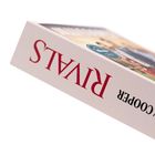 „RIVALS“ in großen roten Buchstaben. Grafik auf einem Buchrücken mit einer Landschaft im Hintergrund.