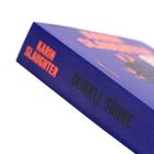 Buchtitel auf dem Rücken: "DUNKLE SÜHNE". Autorenname: "KARIN SLAUGHTER". Blaues Cover, orange Schrift.