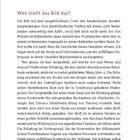 "Der amputierte Herrscher" und "Wen stellt das Bild dar?" stehen oben. Darunter folgt ein längerer Text über ein Gemälde.