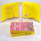 Buchtitel „Nächstes Mal für immer“ von Lucien Marant, gelbes Buchcover mit Eiffelturm und farbigen Gebäuden.