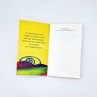 Gelber Hintergrund mit Spiralgemälde. Text: "Es lohnt sich immer, Fragen zu stellen [...] oder wenn wir einfach nur neugierig sind."