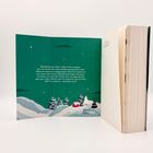 Text: "Wie könnte mein Leben in fünf Jahren aussehen, wenn ich mit dir über meine Gefühle geredet hätte, Ben?" Hintergrund: Illustration mit Schneelandschaft, Bäumen und kleinem roten Haus.
